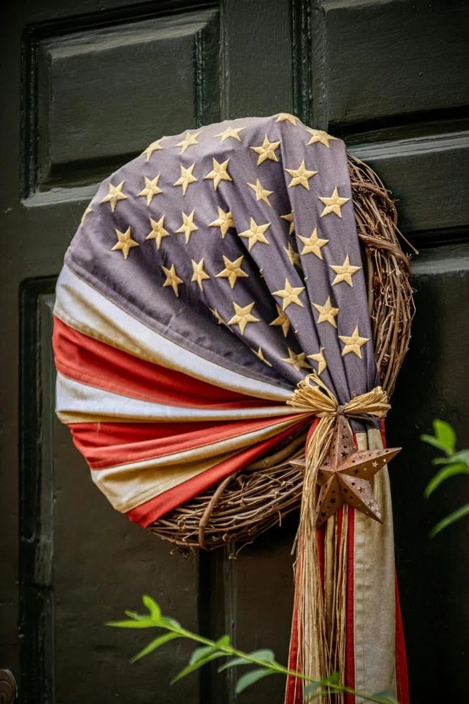 Summer Patriotic Wreath